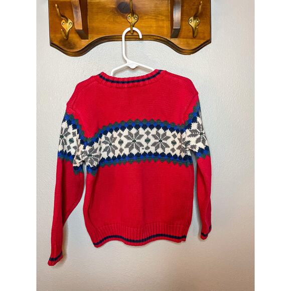 Vintage 90s Gap Boys with Snowflake Motif XS - Picture 3 of 6